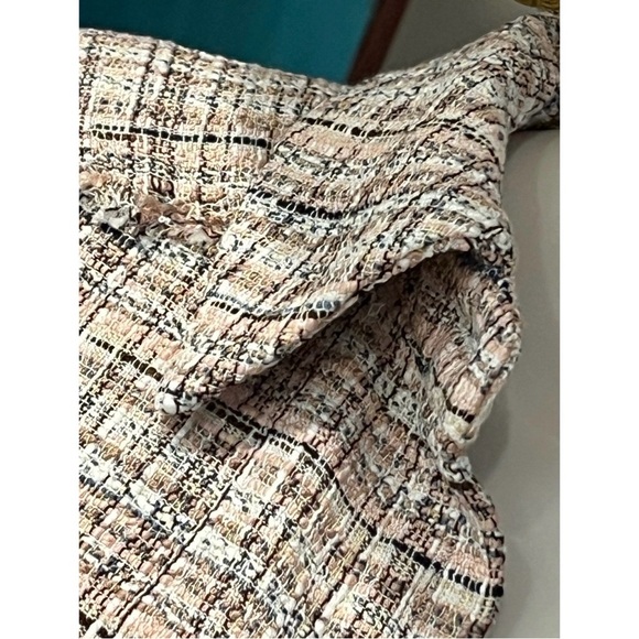 PINCH tweed oversized button up top S L - Picture 7 of 8